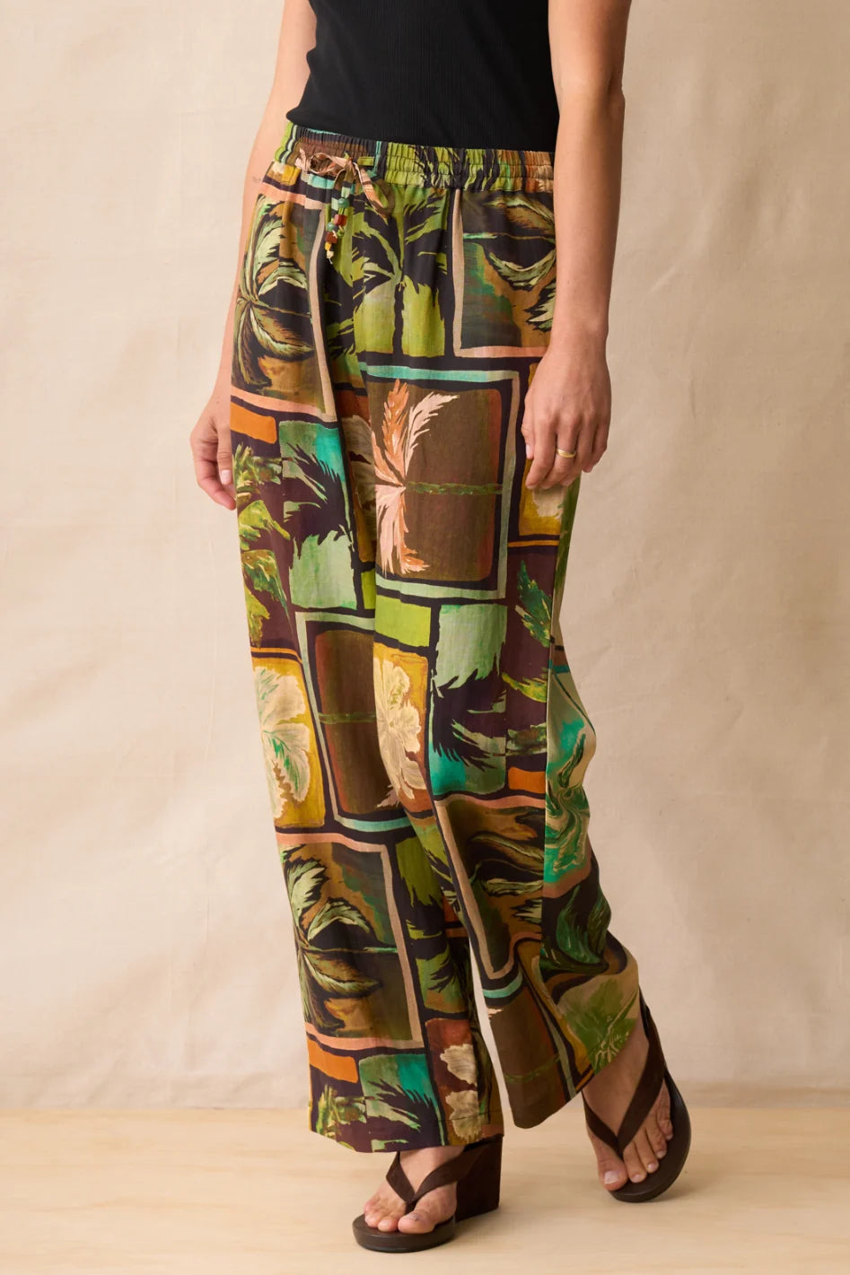 Neris Ramona Pants - Sunset Palms