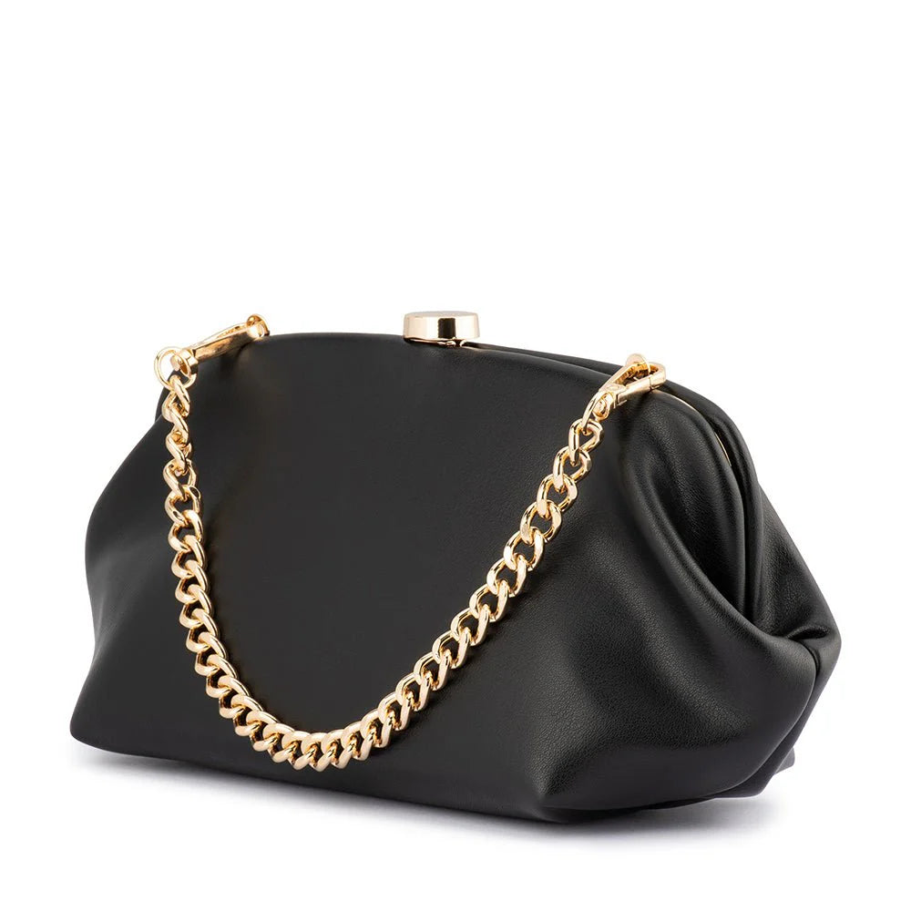 Olga Berg Josefina Framed Clutch - Black