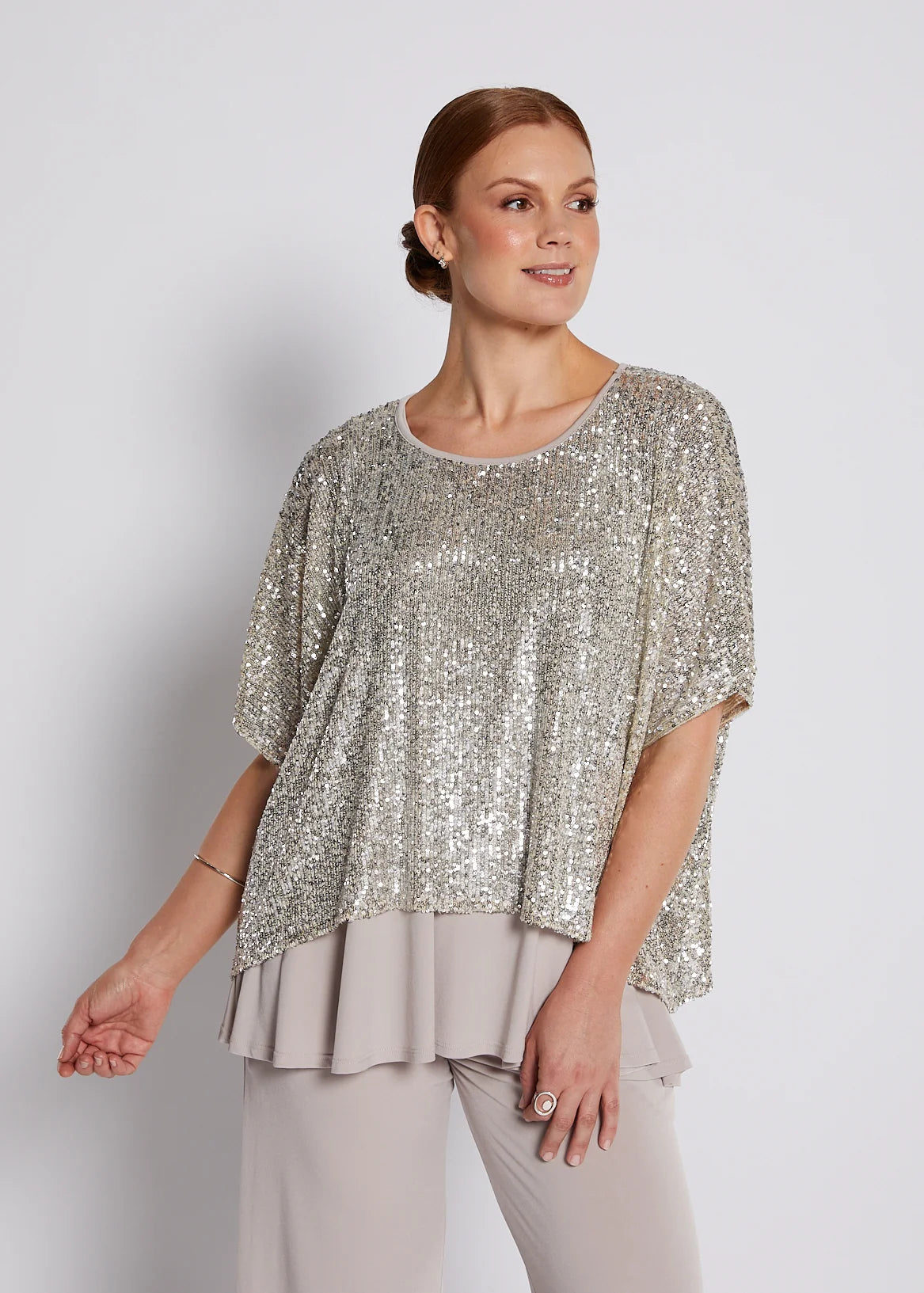Philosophy Kay Sequin Top - Champagne Sparkle