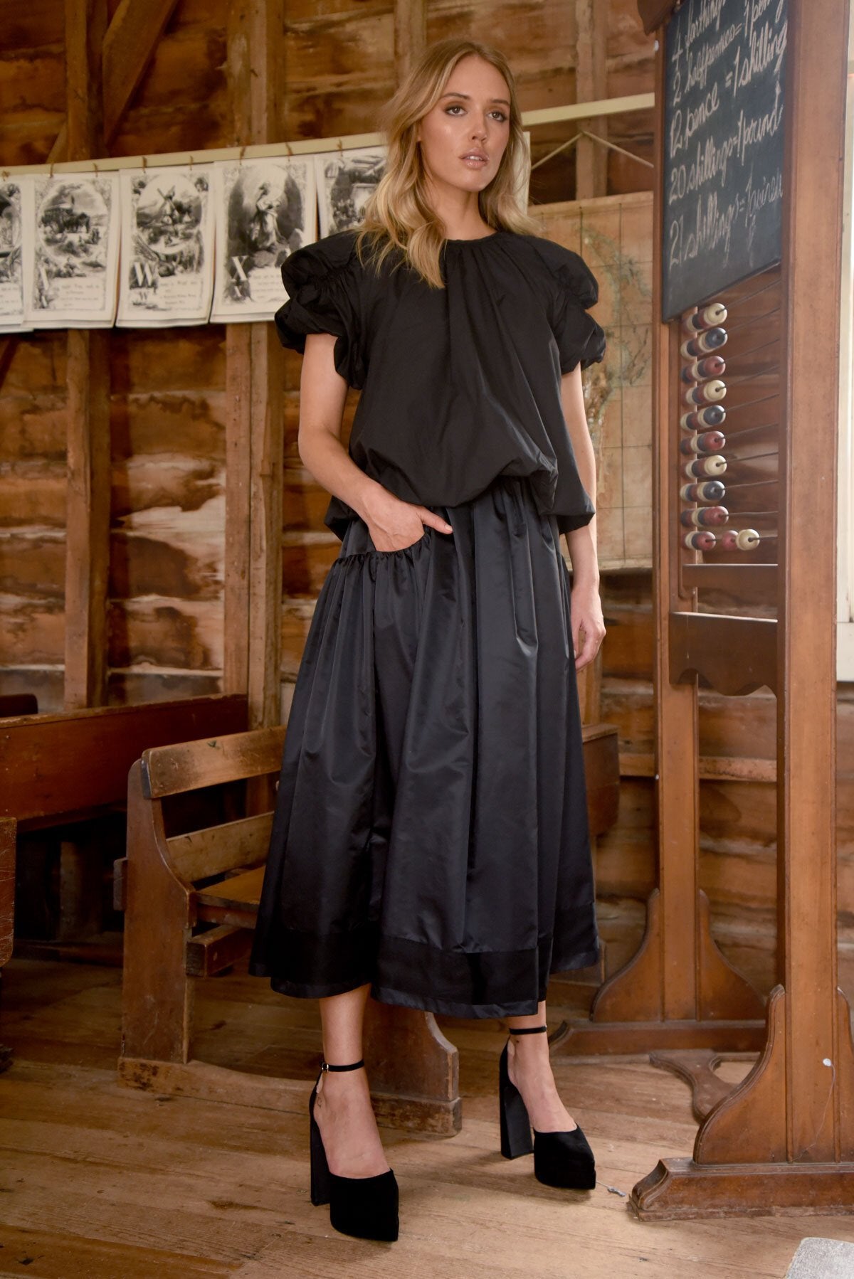 Trelise Cooper Puff Around Skirt - Black