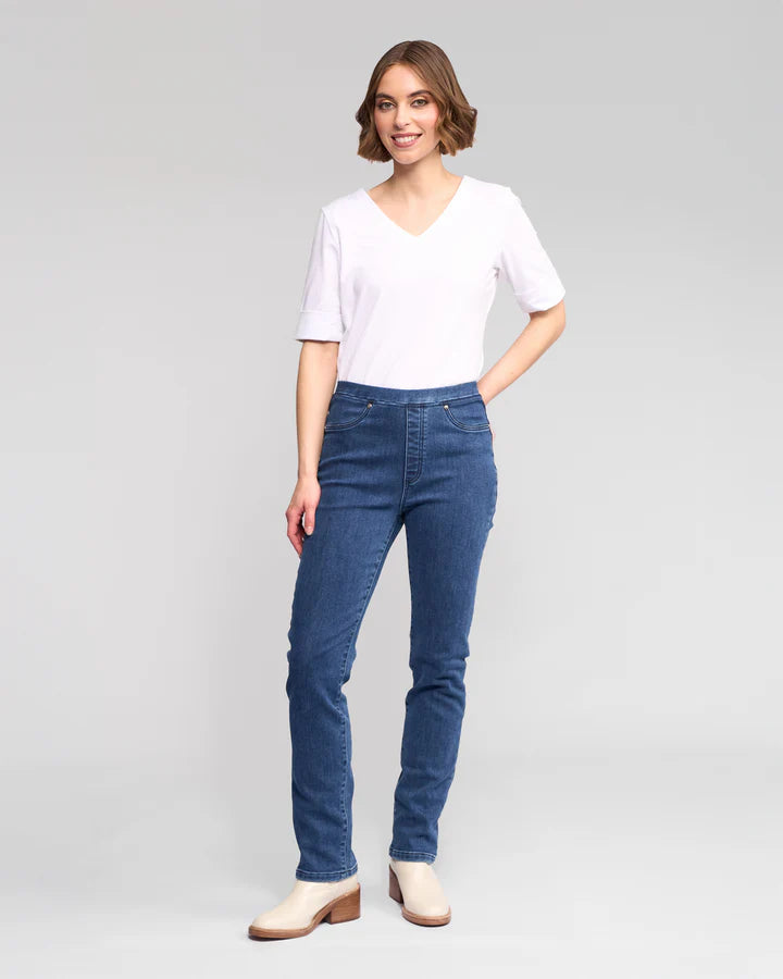 Vassalli Bay Pull-On - Brushed Indigo 234DN