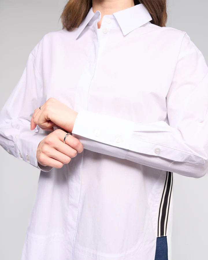 Vasssalli Chart Shirt - White