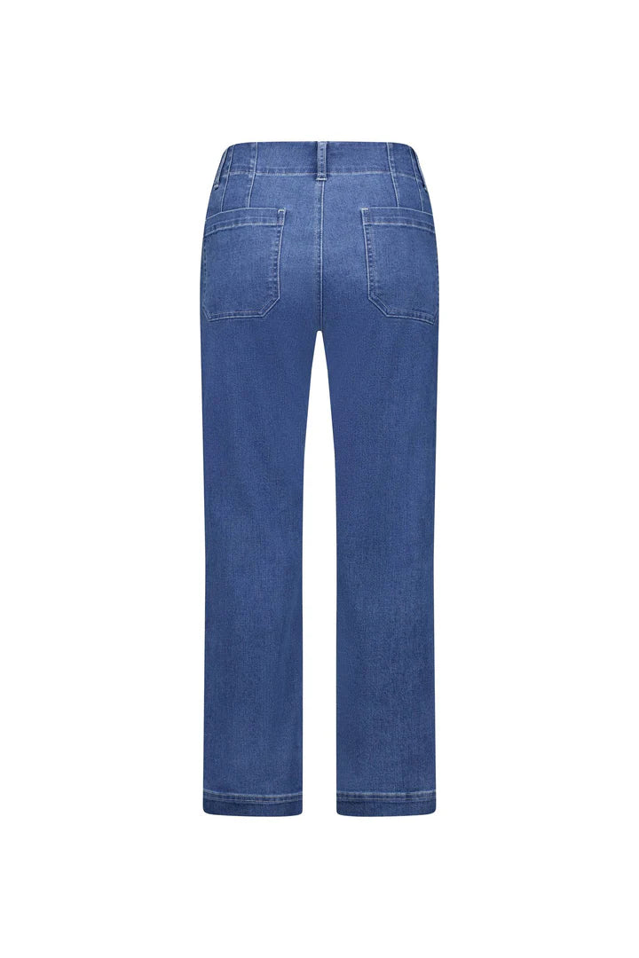 Vassalli Pocket Detail Jean - Blue Hue
