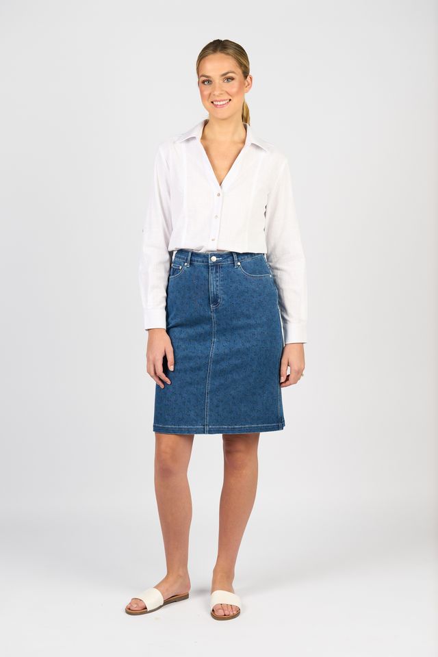 Vassalli Denim Skirt - Kansas