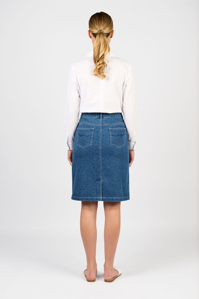 Vassalli Denim Skirt - Kansas