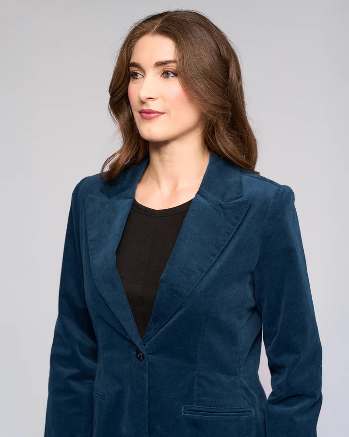 Vassalli Gallery Blazer - Petrol