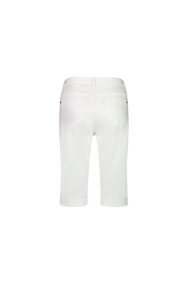 Vassalli Straight leg Shorts - White
