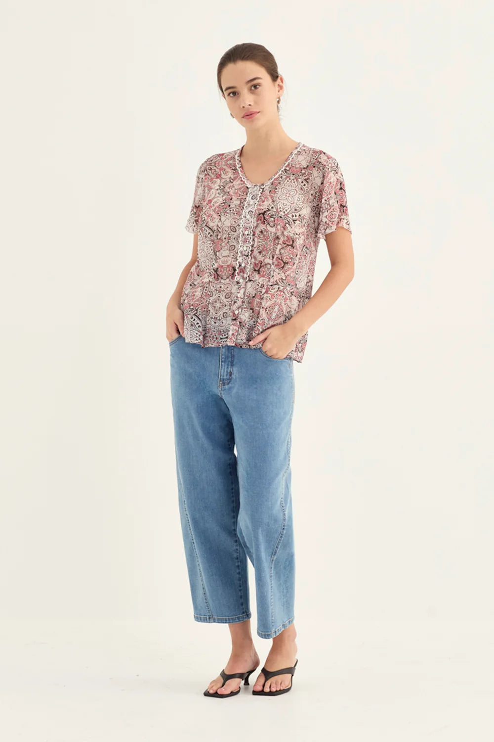 Verge Gypsy Top - Print