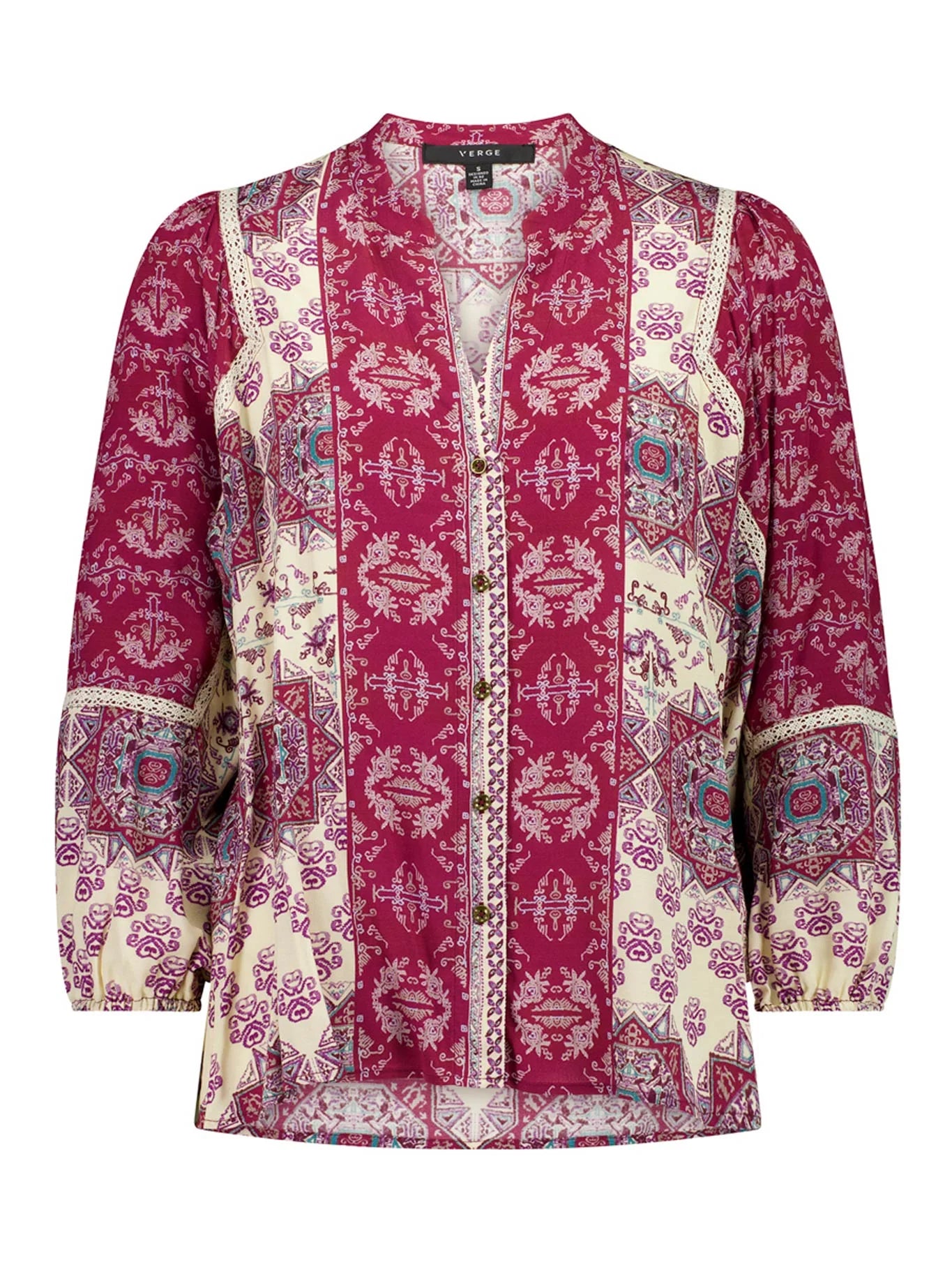 Verge Haze Blouse - Print