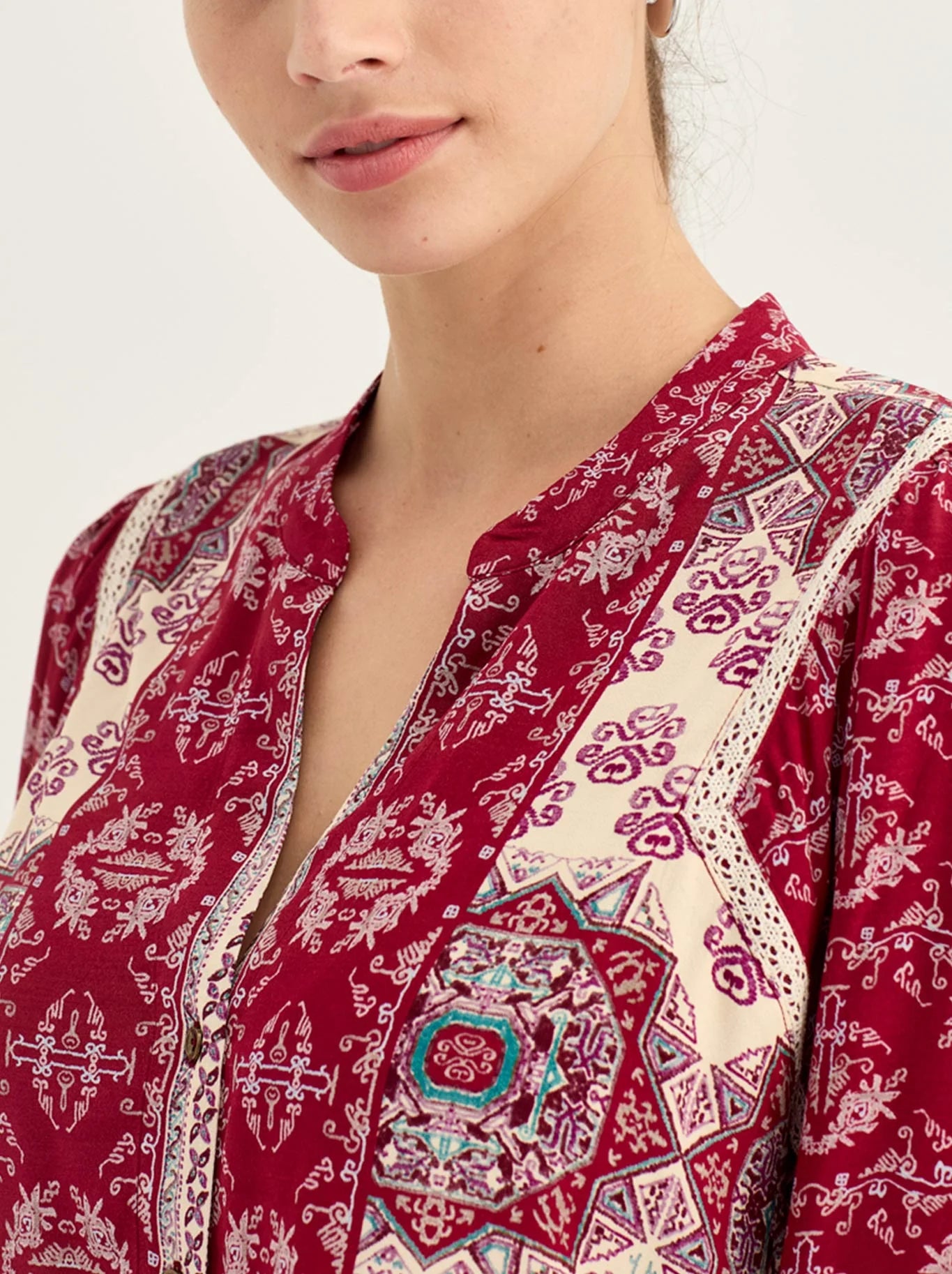 Verge Haze Blouse - Print