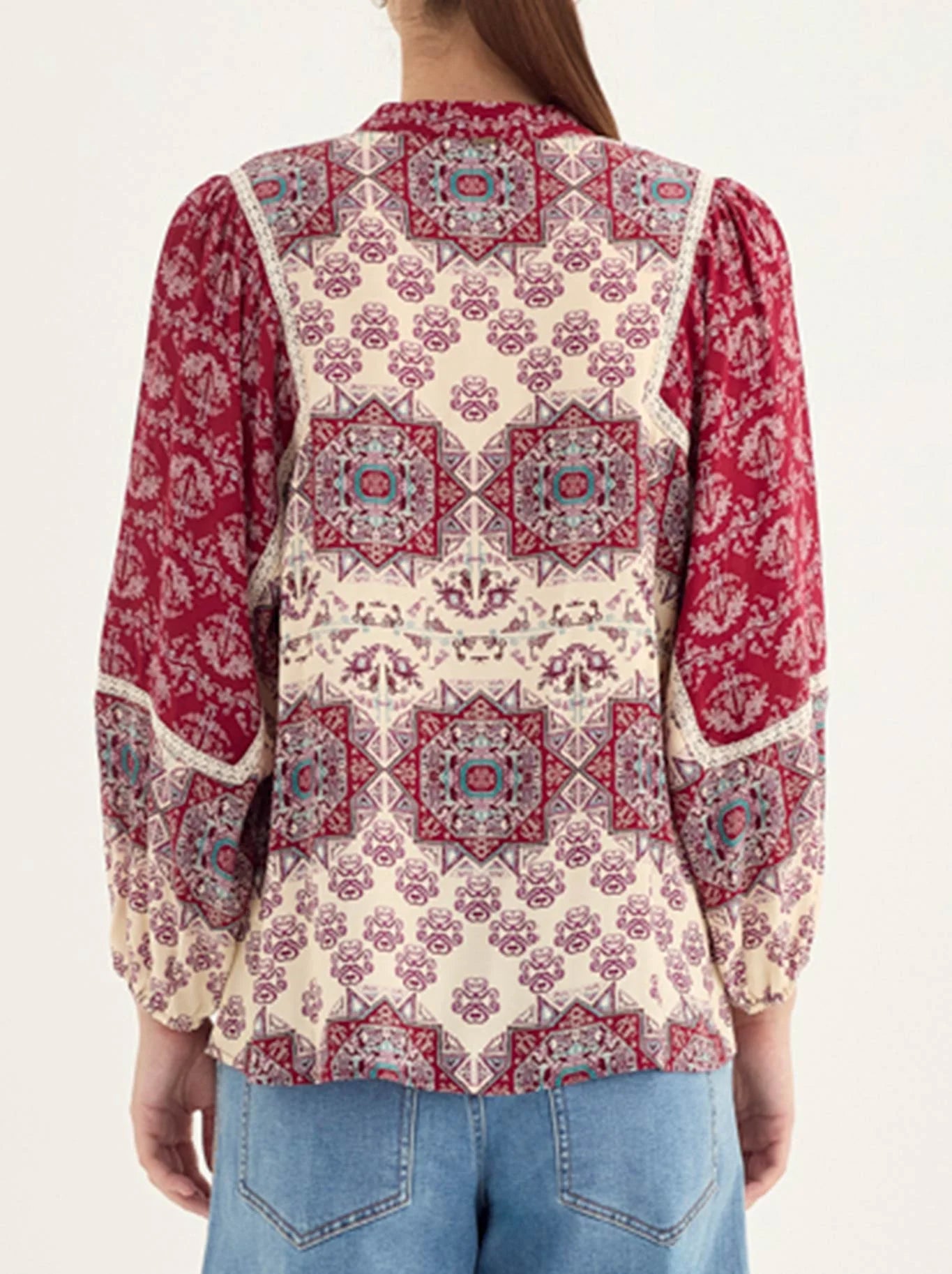 Verge Haze Blouse - Print
