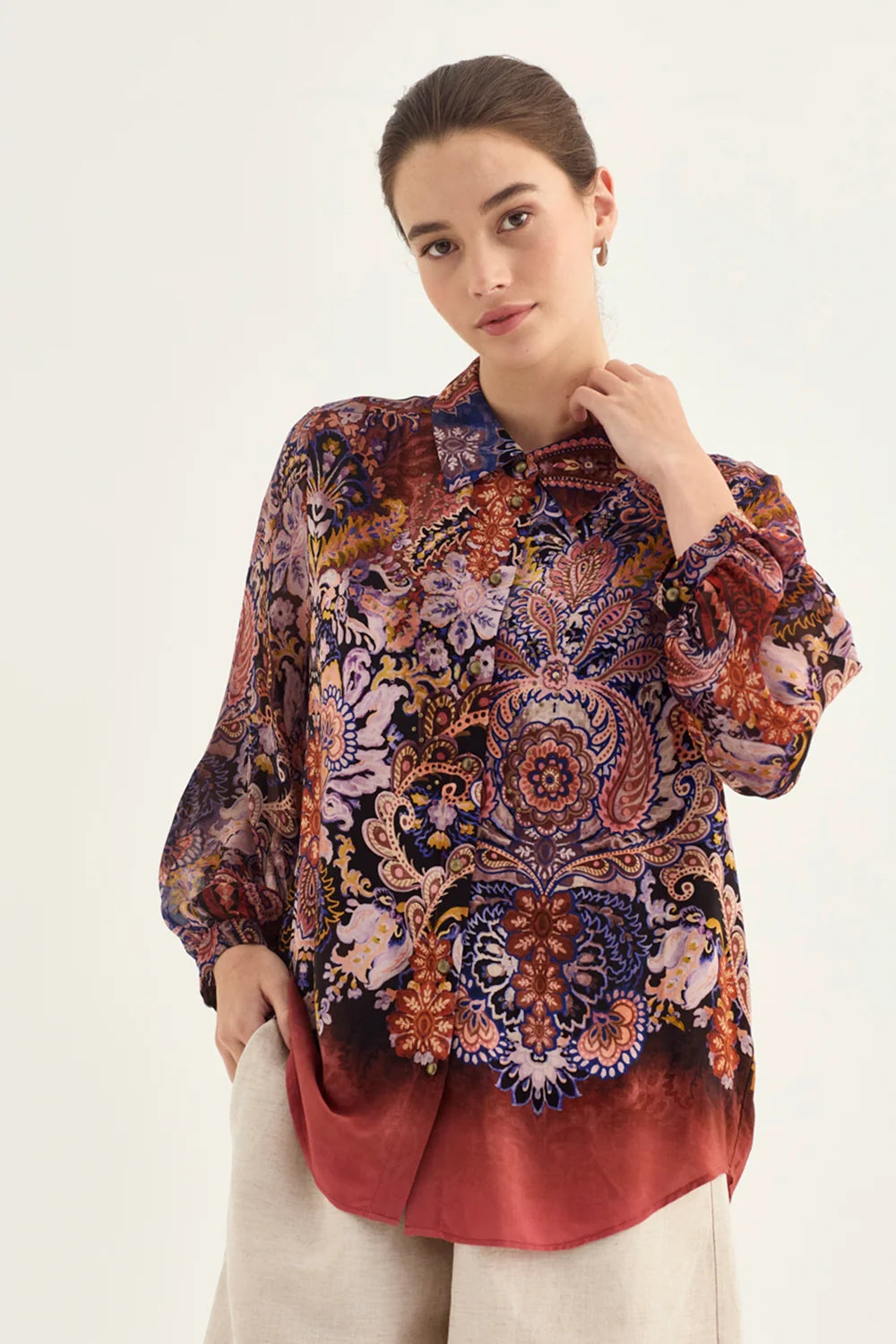 Verge Lotus Shirt - Print