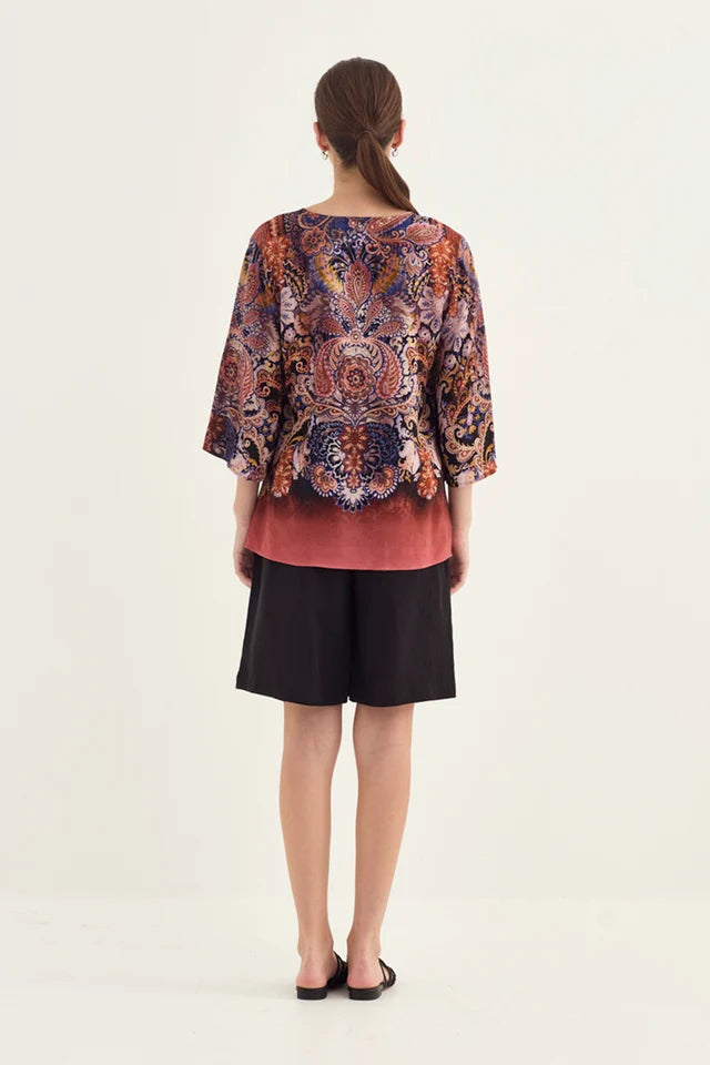 Verge Lotus Top - Print