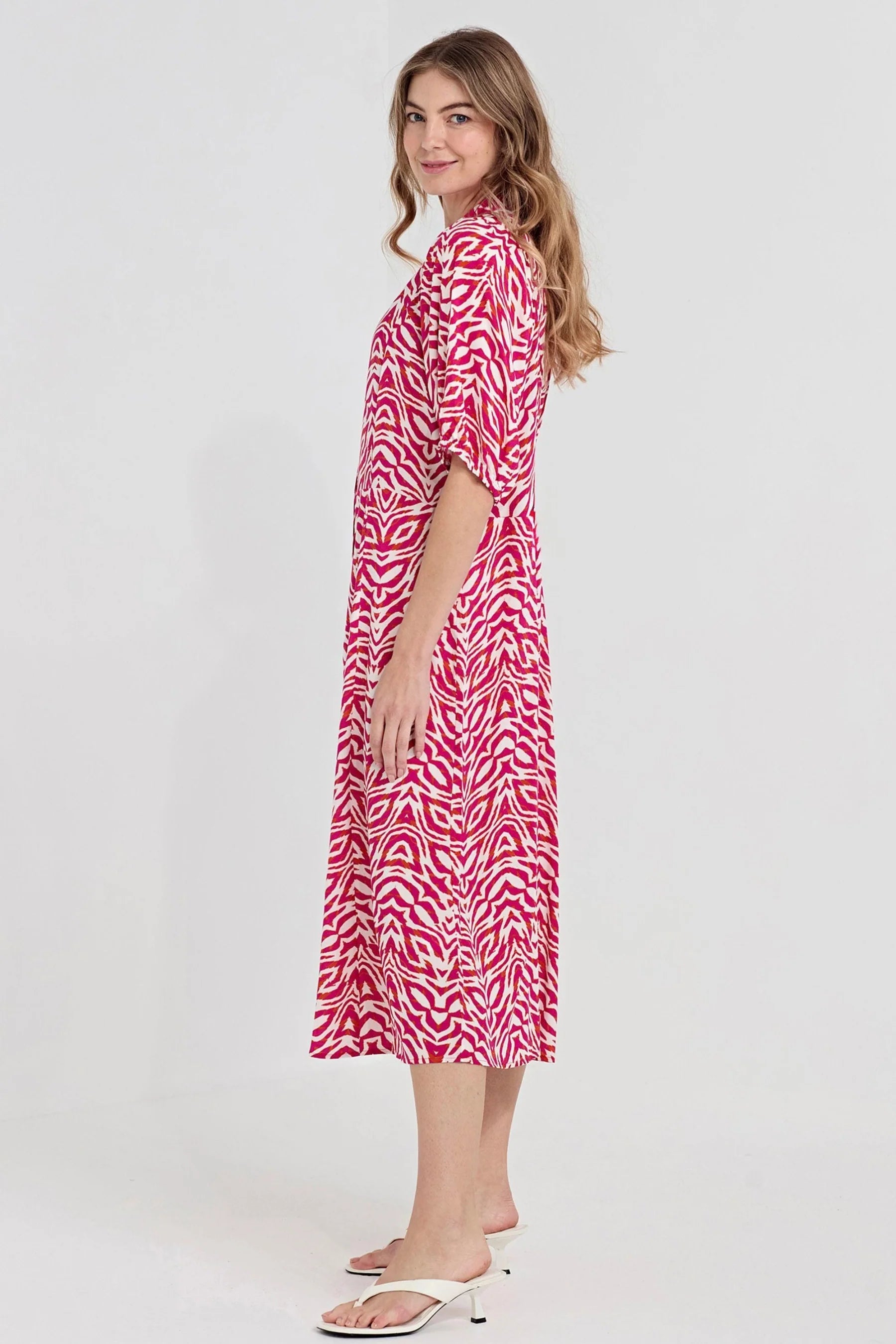 Verge Regency Dress - Pink