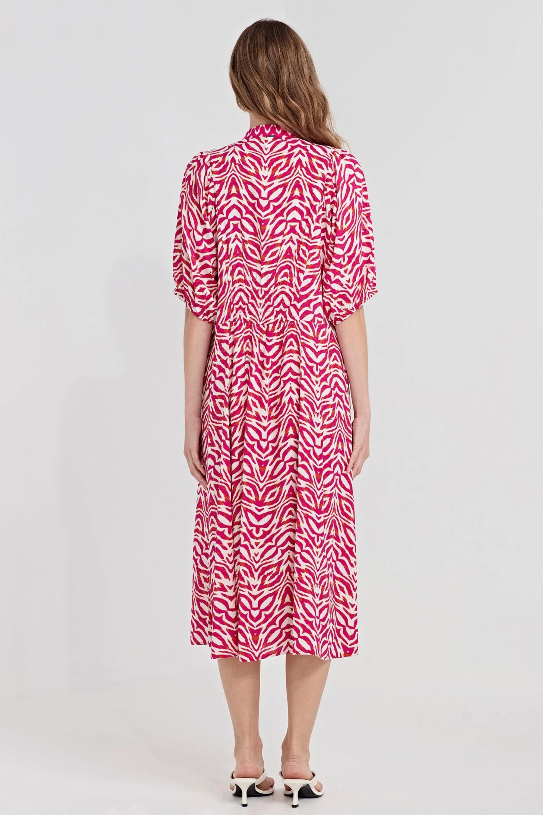 Verge Regency Dress - Pink