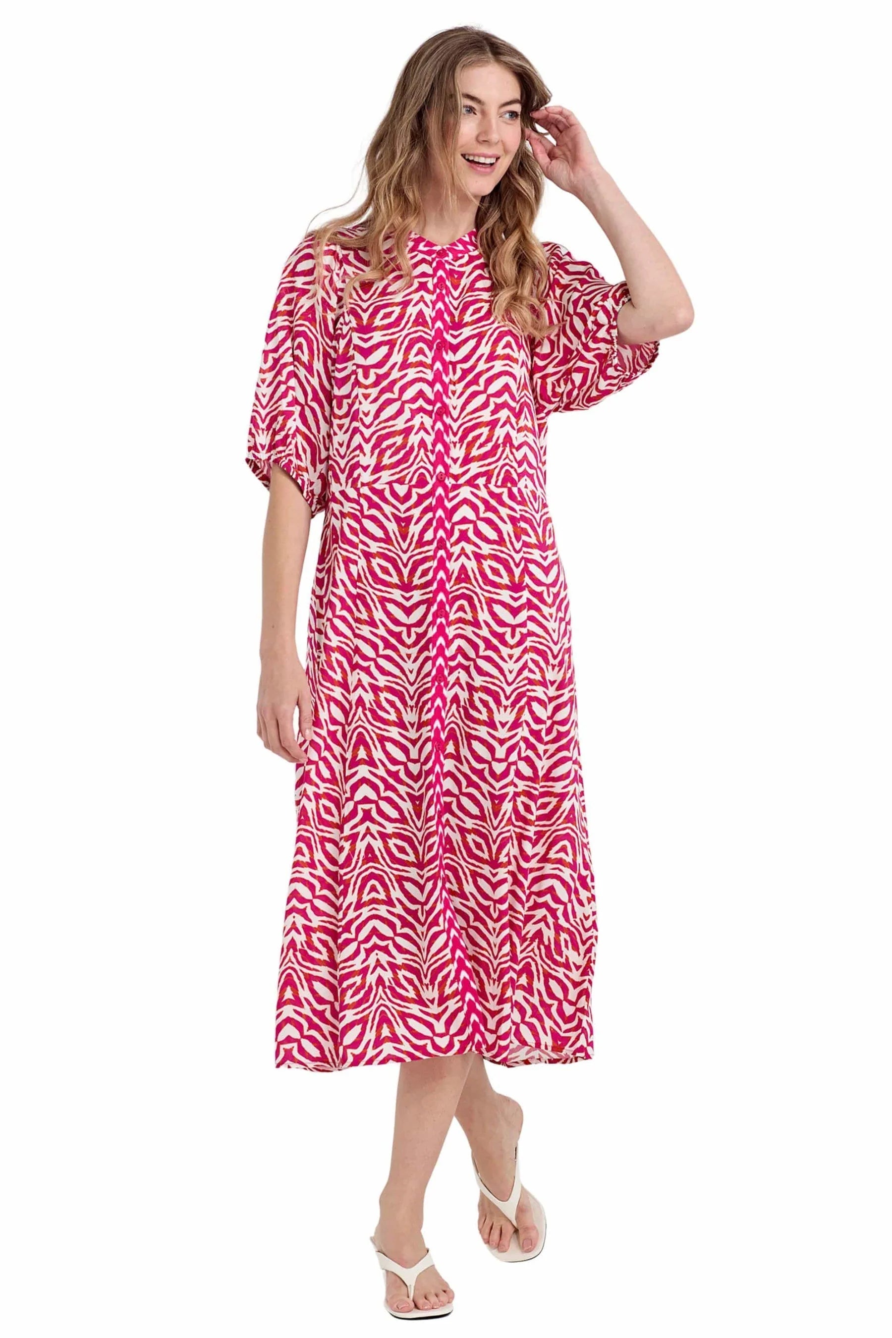 Verge Regency Dress - Pink