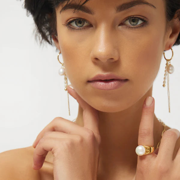 Zahar Ava Earings - Gold