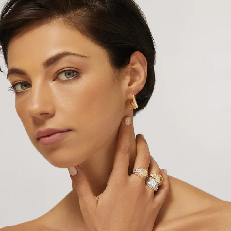 Zahar Georgia Earings - Silver