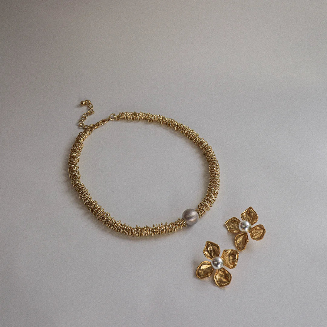Zahar Maria Necklace - Gold