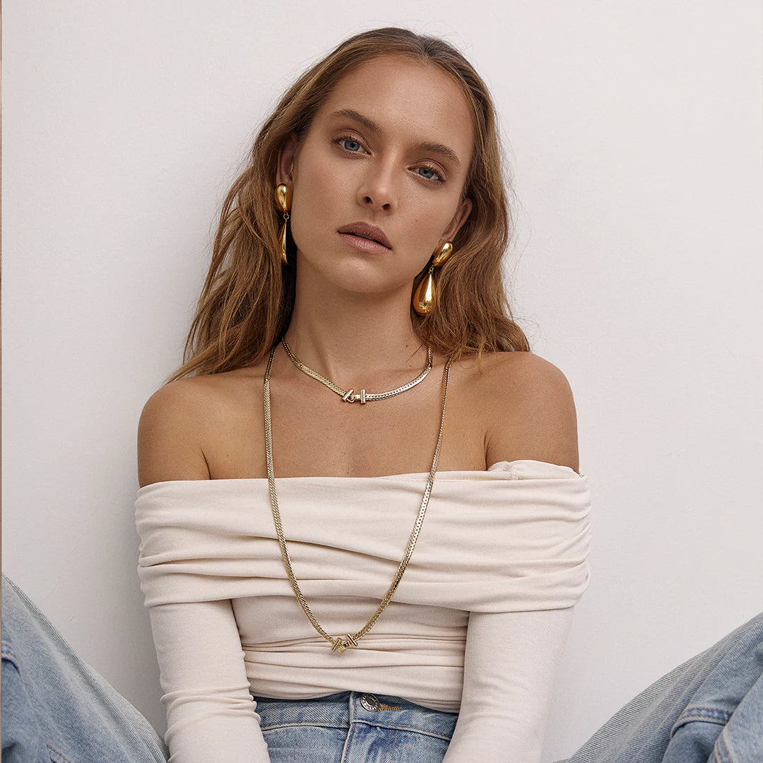 Zahar Monica Necklace - Gold
