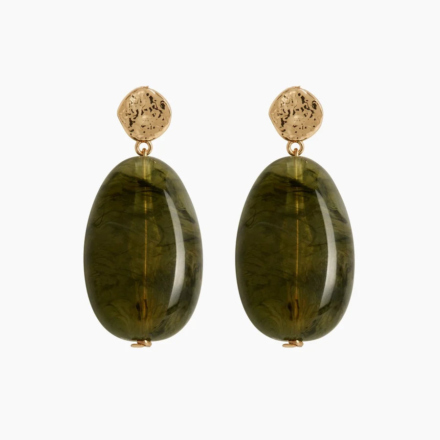 Zahar Olive Earings