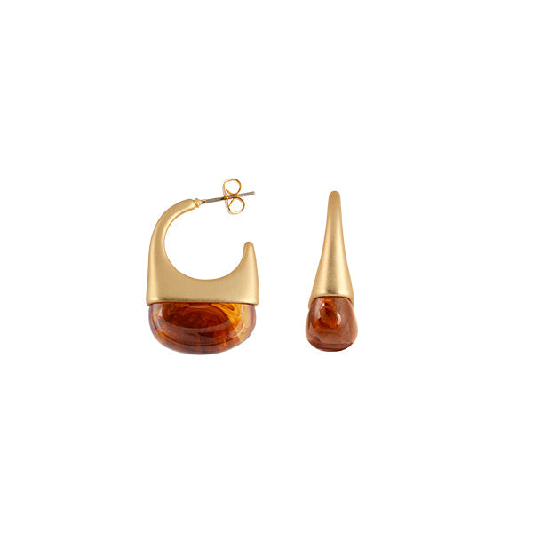 Zahar Poppy Earings - Amber