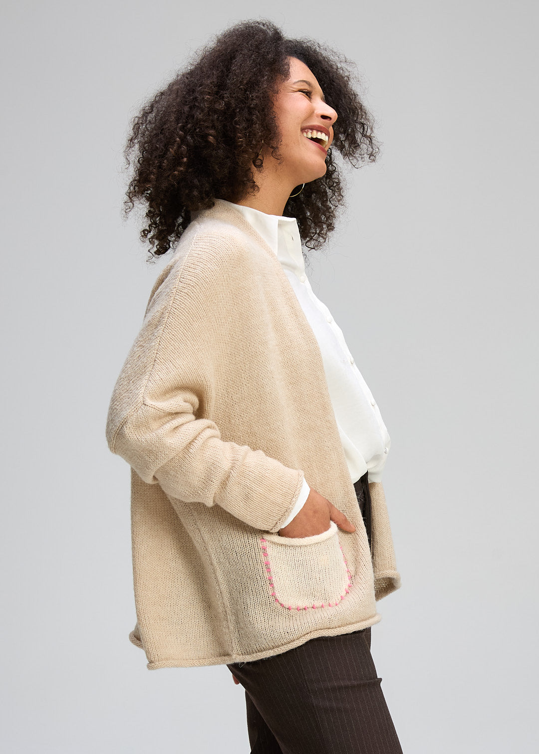 Zaket & Plover Bloom Back Cardigan - 2 Colours