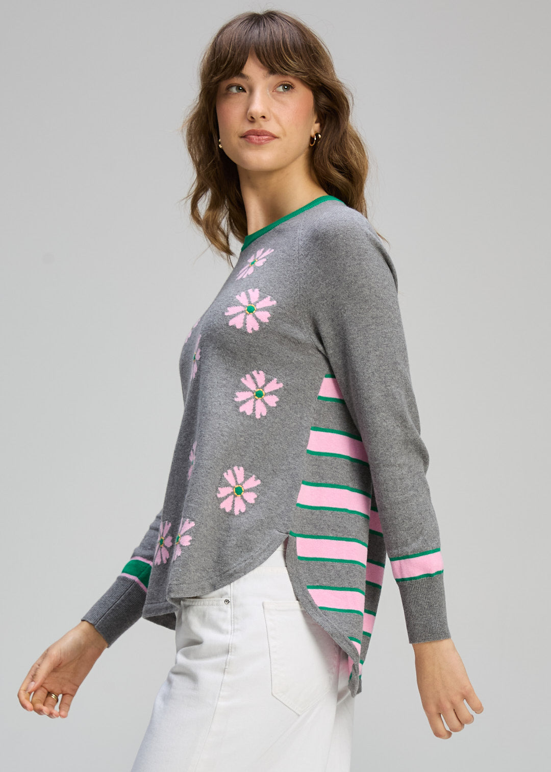 Zaket & Plover Daisy Chain Pullover - Cloud