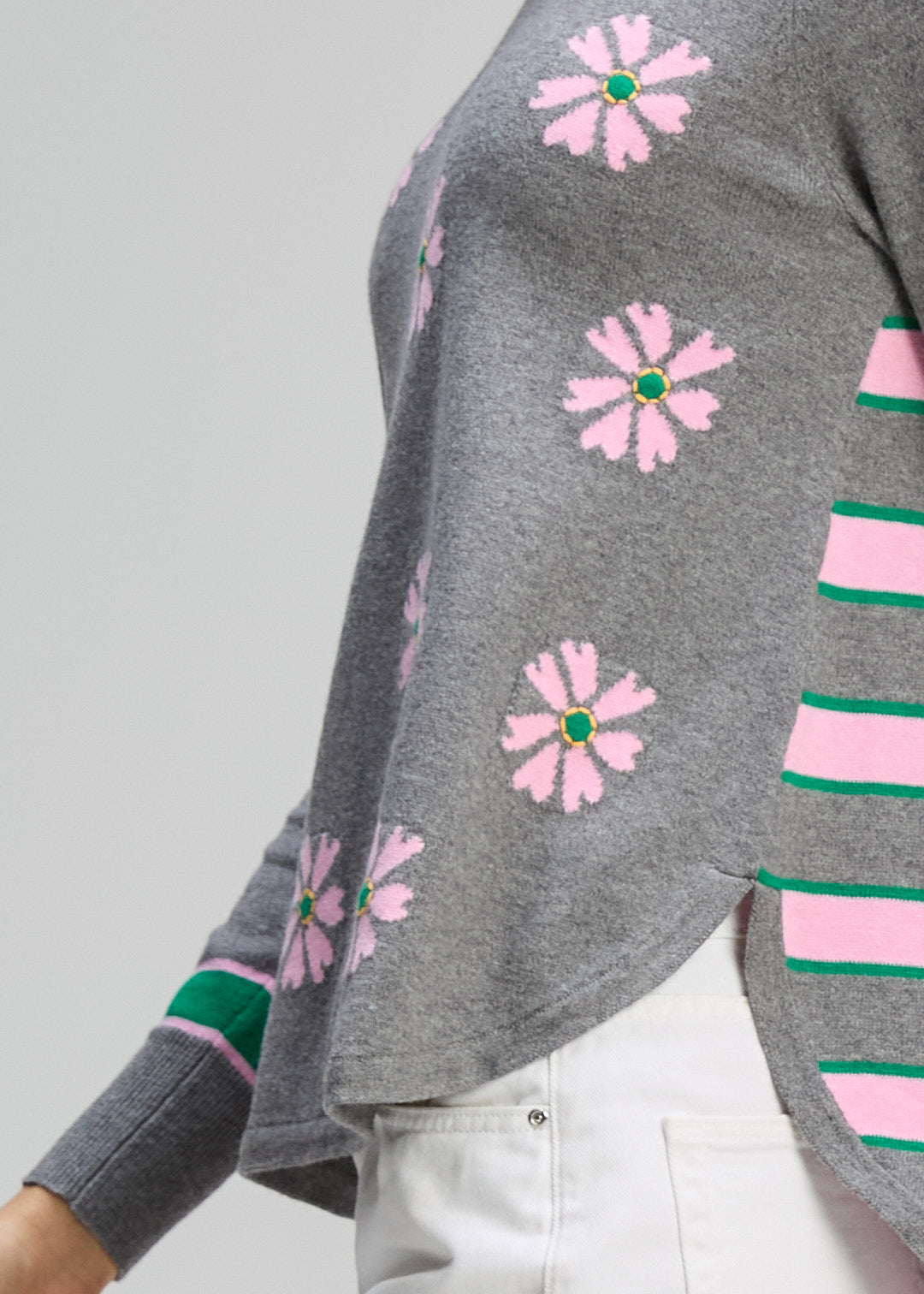 Zaket & Plover Daisy Chain Pullover - Cloud
