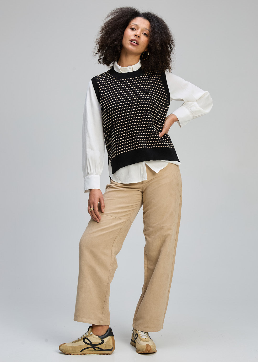Zaket & Plover Textured Vest - Black