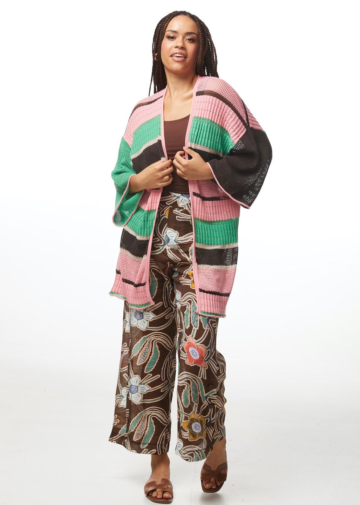 Zaket & Plover Lace Cardi - Melon