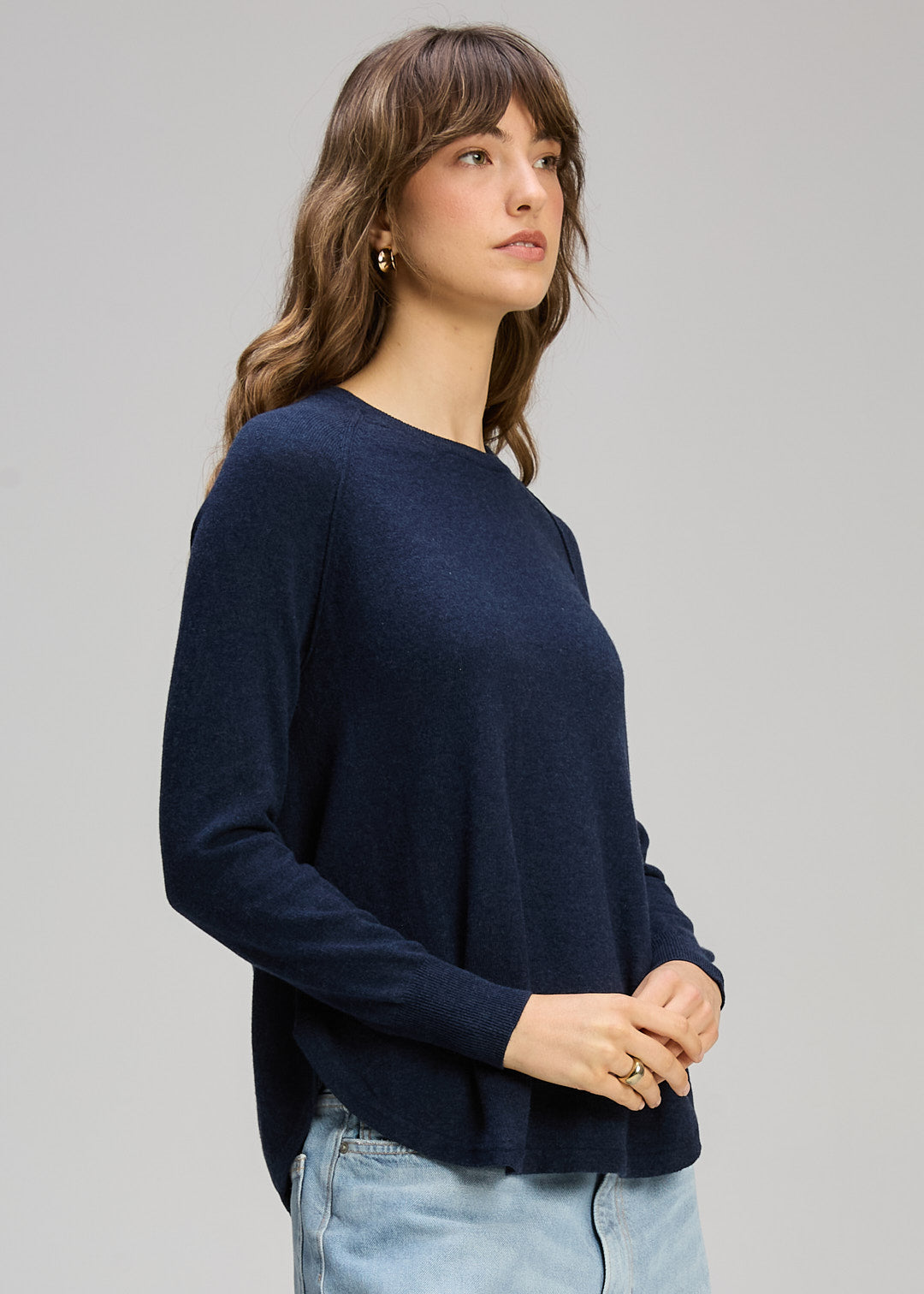 Zaket & Plover Curved Hem Essential Pullover - 2 Colours