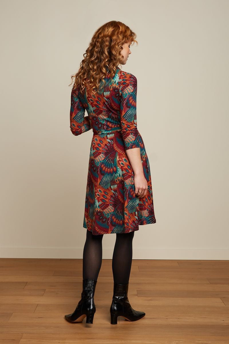King Louie Emmy Sashay Dress - Truffle Red