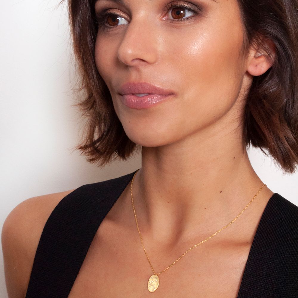 Zahar Aquarius Zodiac Necklace