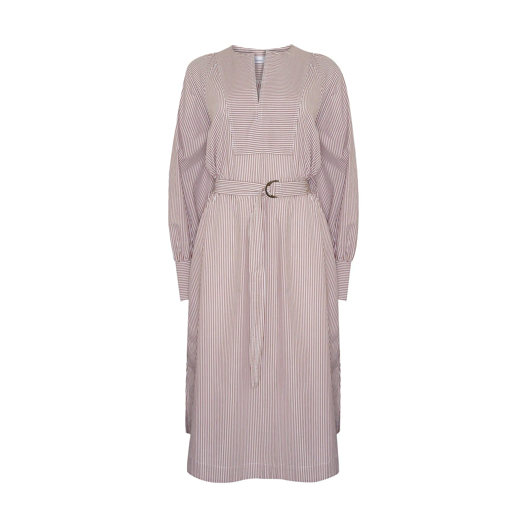 Zoe Kratzman Standpoint Dress - Toast Stripe